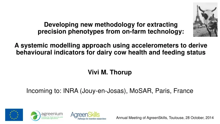 developing new methodology for extracting precision
