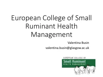 Management  Valentina Busin  valentina.busin@glasgow.ac.uk  About the college  Funded in 2008