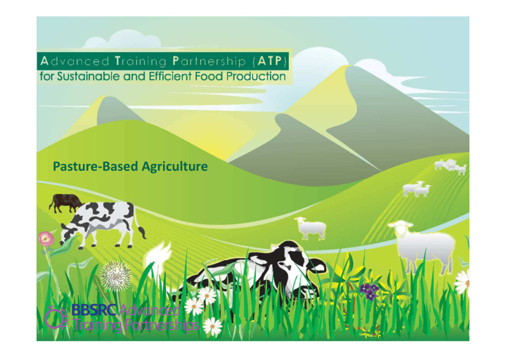 pasture based agriculture what are atps training