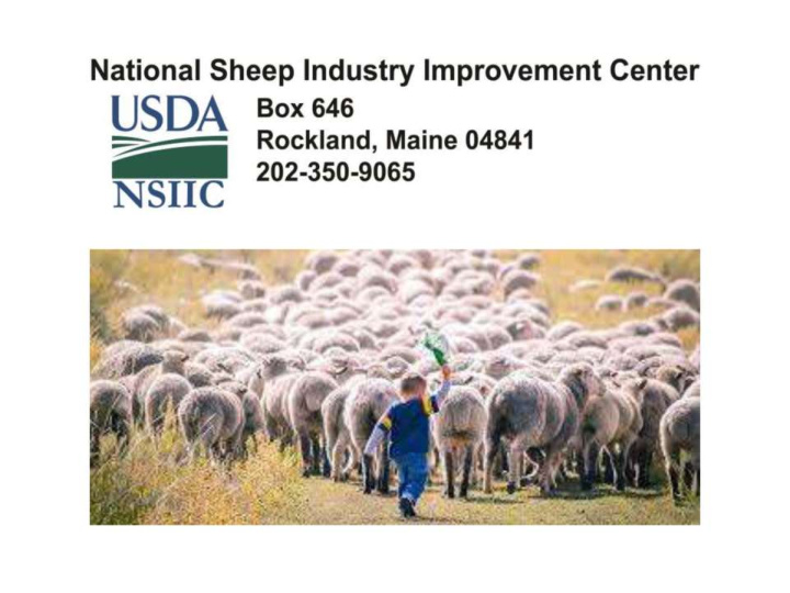 national sheep industry improvement center