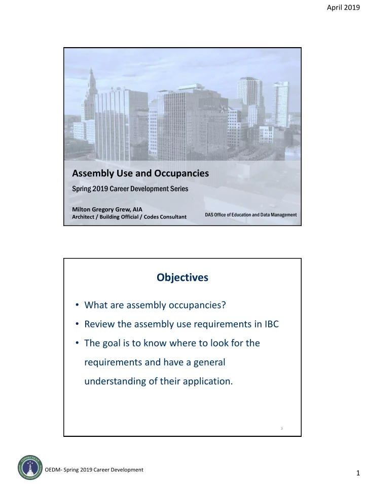 objectives