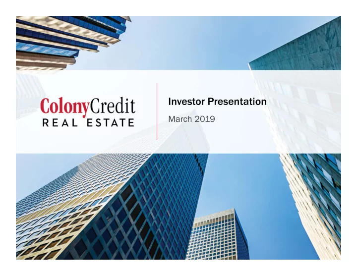 investor presentation