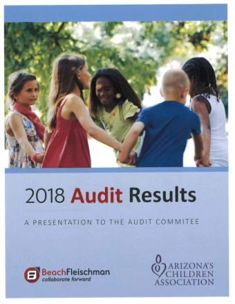 BeochFleischmon January 28,2019 Audit Committee Arizona's Children Association and Arizona's