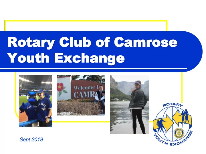 rotary club of camrose rotary club of camrose youth youth
