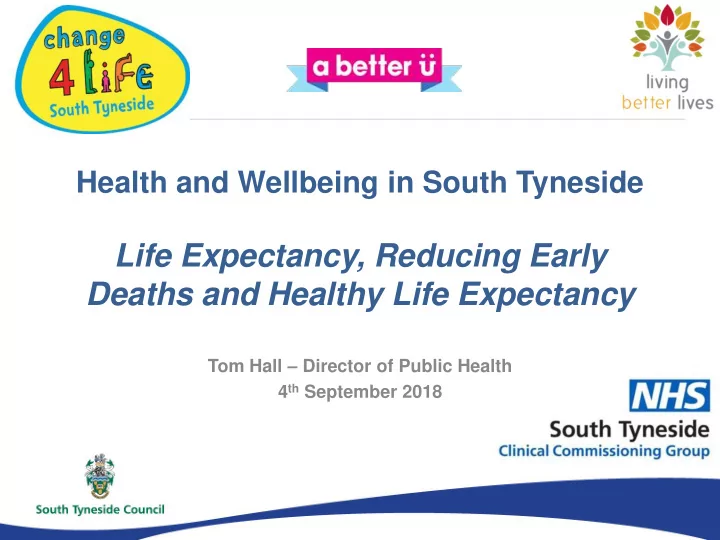 deaths and healthy life expectancy