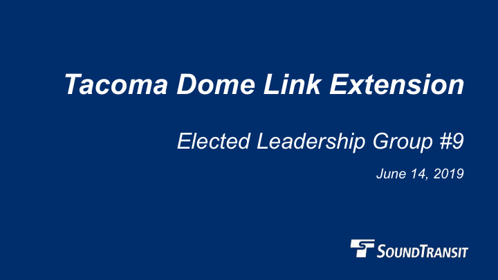 tacoma dome link extension