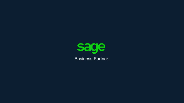 business partner our brief