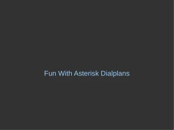 Fun With Asterisk Dialplans  http://www.flickr.com/photos/usnationalarchives/3660047829/