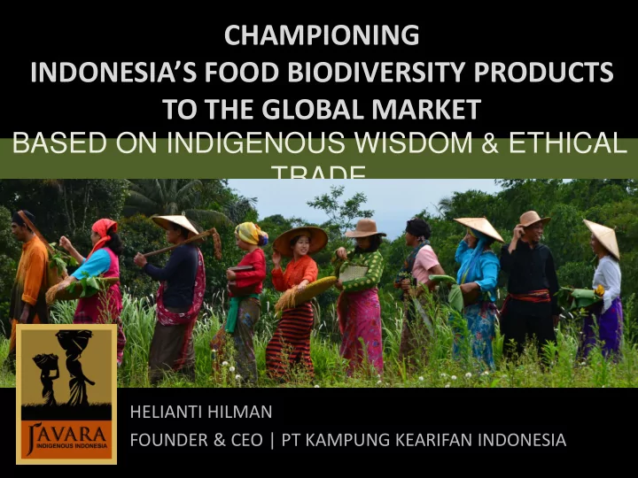 to the global market