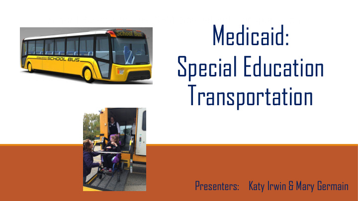 medicaid special education transportation