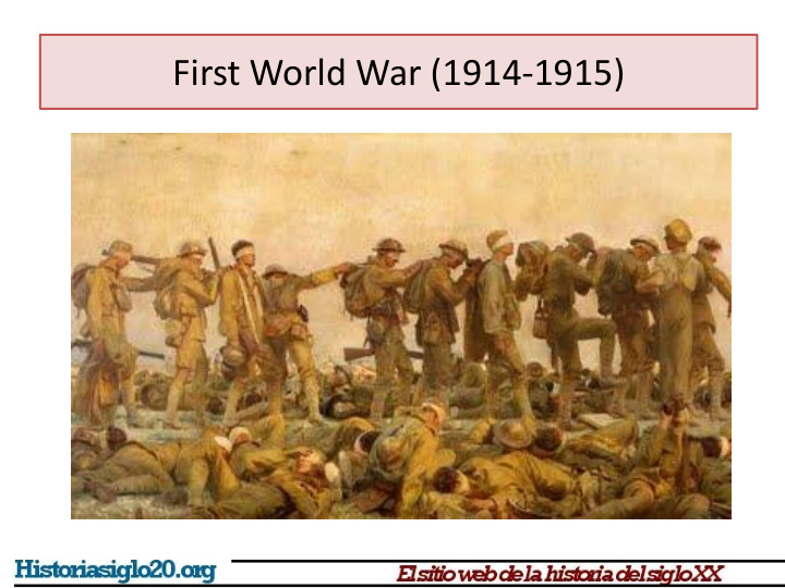 first world war 1914 1915 introduction