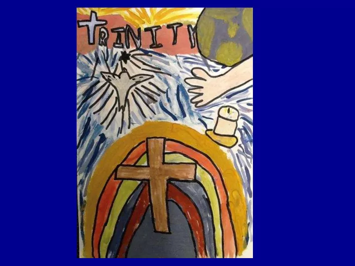 represents jesus below the cross there is a