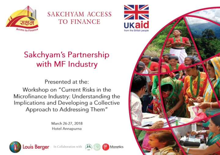 3 s akchyam a ccess to f inance challenge fund