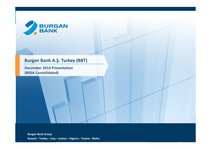 burgan bank a turkey bbt