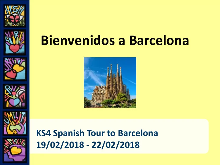 bienvenidos a barcelona