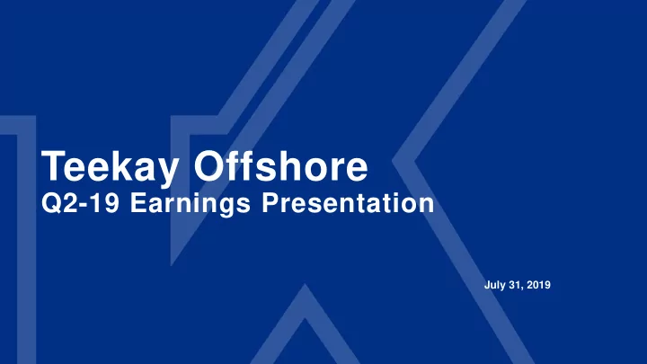 teekay offshore