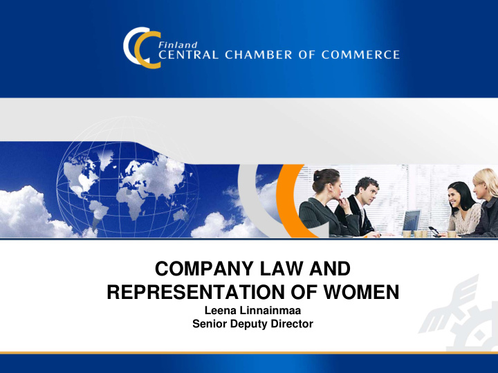 company law and representation of women