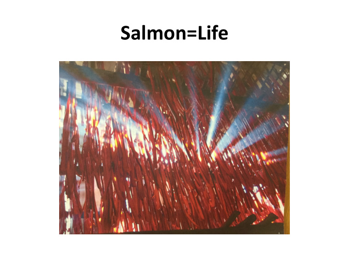 salmon life it takes a community elders to youth teaching