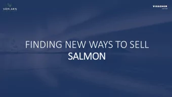 SALMON  TIM  IM BROUWER  General Manager | VISSCHER SEAFOOD  Age 30  Communications &amp; Food