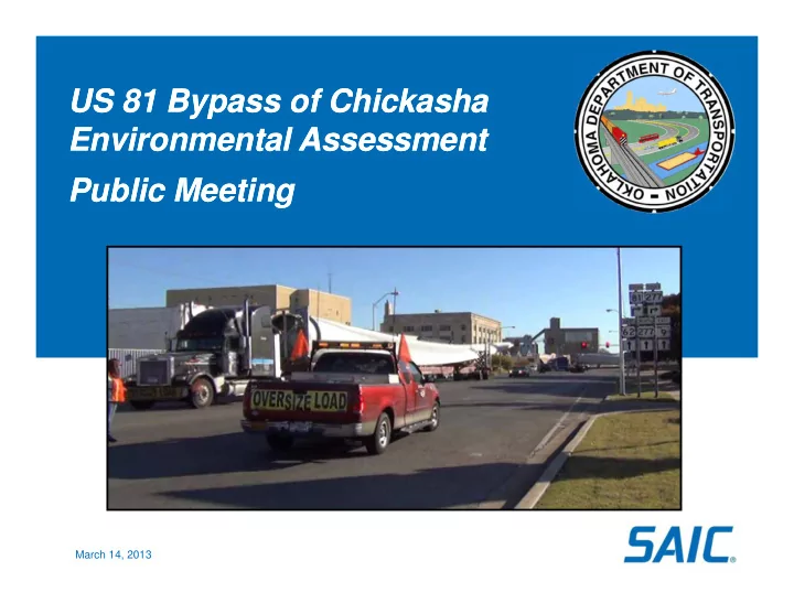 us 81 bypass of chickasha us 81 bypass of chickasha
