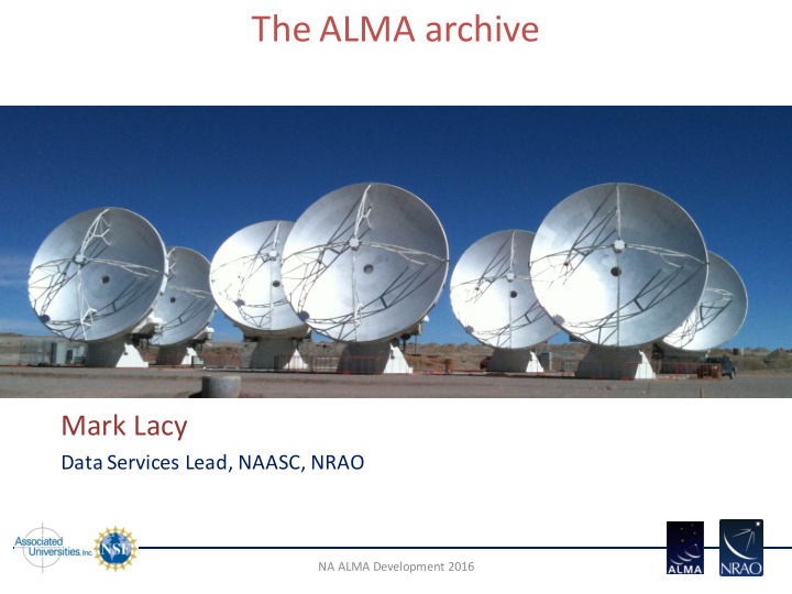 the alma archive