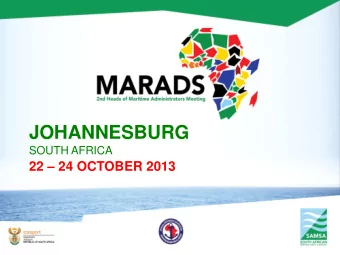 JOHANNESBURG  SOUTH AFRICA 22  24 OCTOBER 2013  HUMAN CAPACITY DEVELOPMENT  BREAKAWAY SESSION