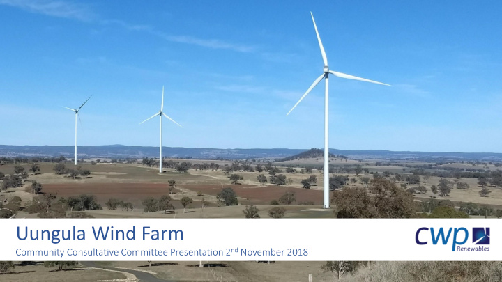 uungula wind farm