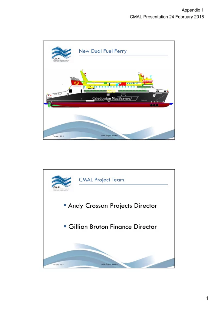andy crossan projects director gillian bruton finance