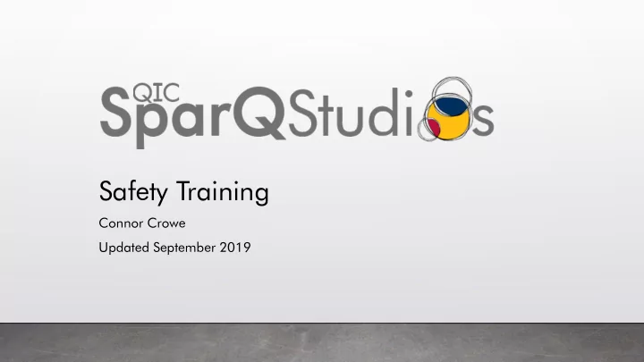 safety training