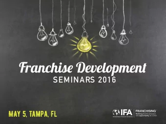 Founded in 1989 in Oxford, MS  Based in Atlanta, GA  part of FOCUS Brands  371