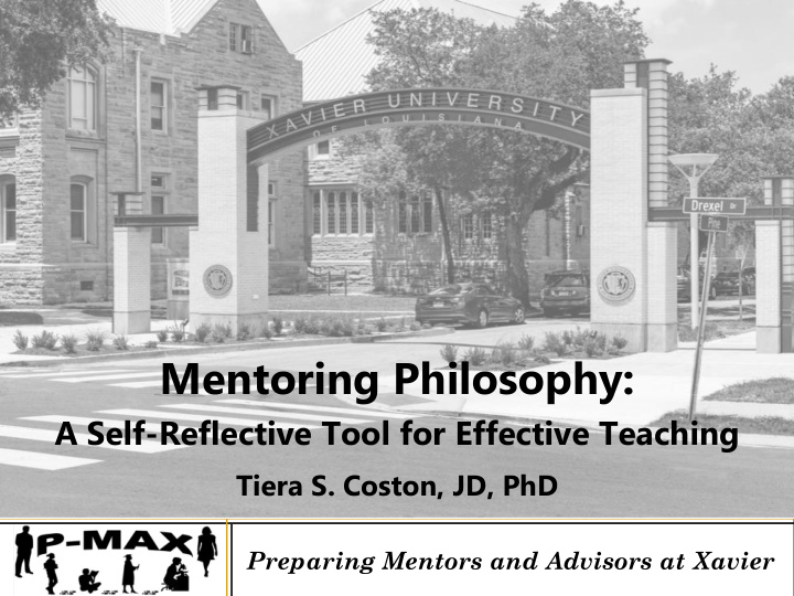 mentoring philosophy