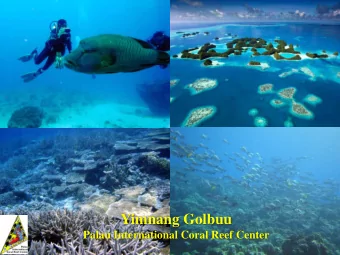 Yimnang Golbuu  Palau International Coral Reef Center  Ngerukewid Island Preserve Established 1956