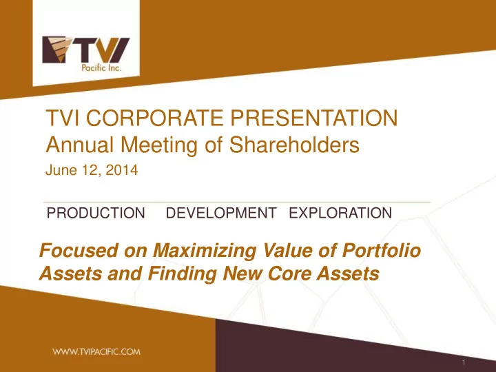 annual meeting of shareholders