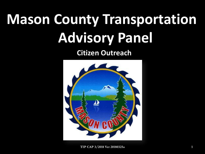 mason county transportation advisory panel