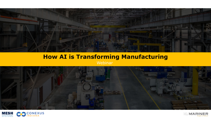 how ai is transforming manufacturing