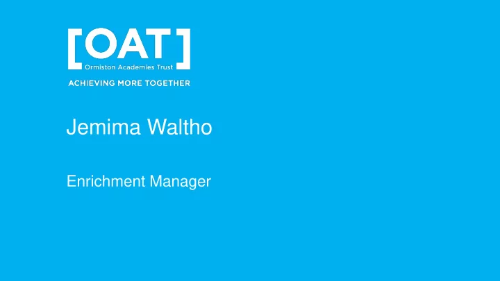 jemima waltho