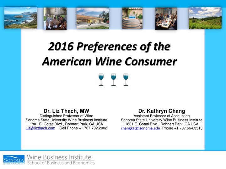 2016 preferences of the american wine consumer