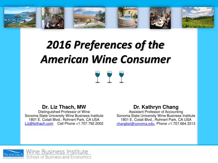 2016 preferences of the american wine consumer