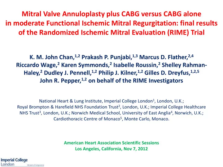 in moderate functional ischemic mitral regurgitation