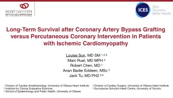 Long-Term Survival after Coronary Artery Bypass Grafting  versus Percutaneous Coronary Intervention