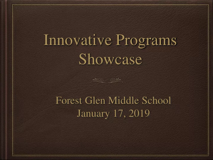 showcase