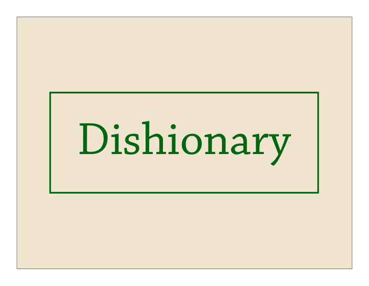 dishionary dishionary is a mobile application designed to