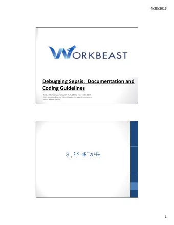 1  4/28/2016 SIRS Diagnostic Criteria  SIRS =