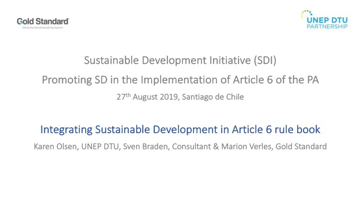 su sustainable development initiative sd sdi pr promoting