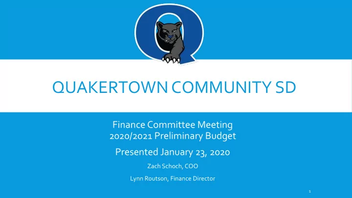quakertown community sd