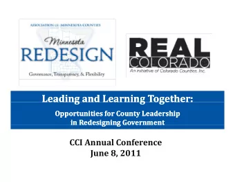 Leading and Learning Together: Leading and Learning Together:  g  g  g  g  g  g Opportunities for