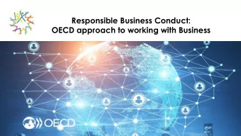 OECD approach to working with Business  OECD  Better policies for better lives  37 575 Million