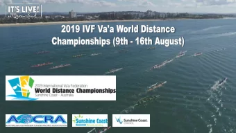 Schedule  Sunny and beautiful this time of year. 9 TH  16 th August 2019  Temperature range