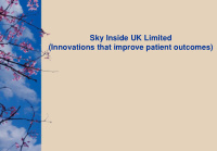 sky inside uk limited innovations that improve patient