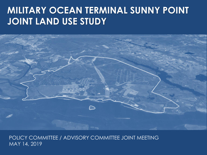 military ocean terminal sunny point